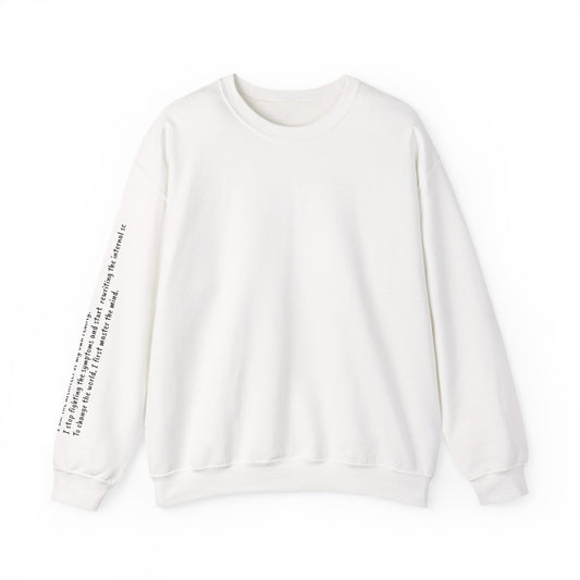 “Prime Command” Hoodie- Sleeve Print Affirmation