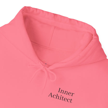 "Inner Architect" Hoodie Sweatshirt- Sleeve Printed Affirmation