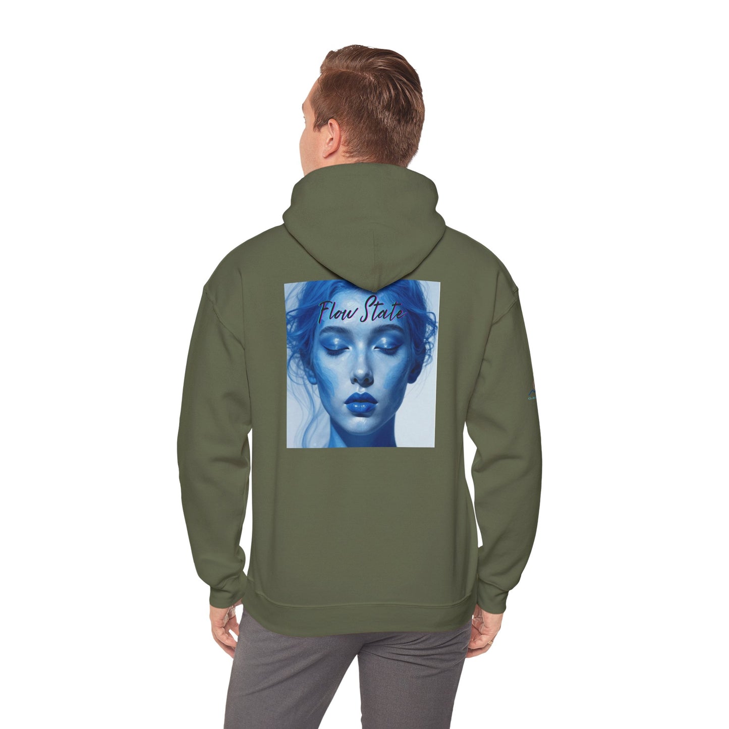 “Flow State” Hoodie- Sleeve Printed Affirmation