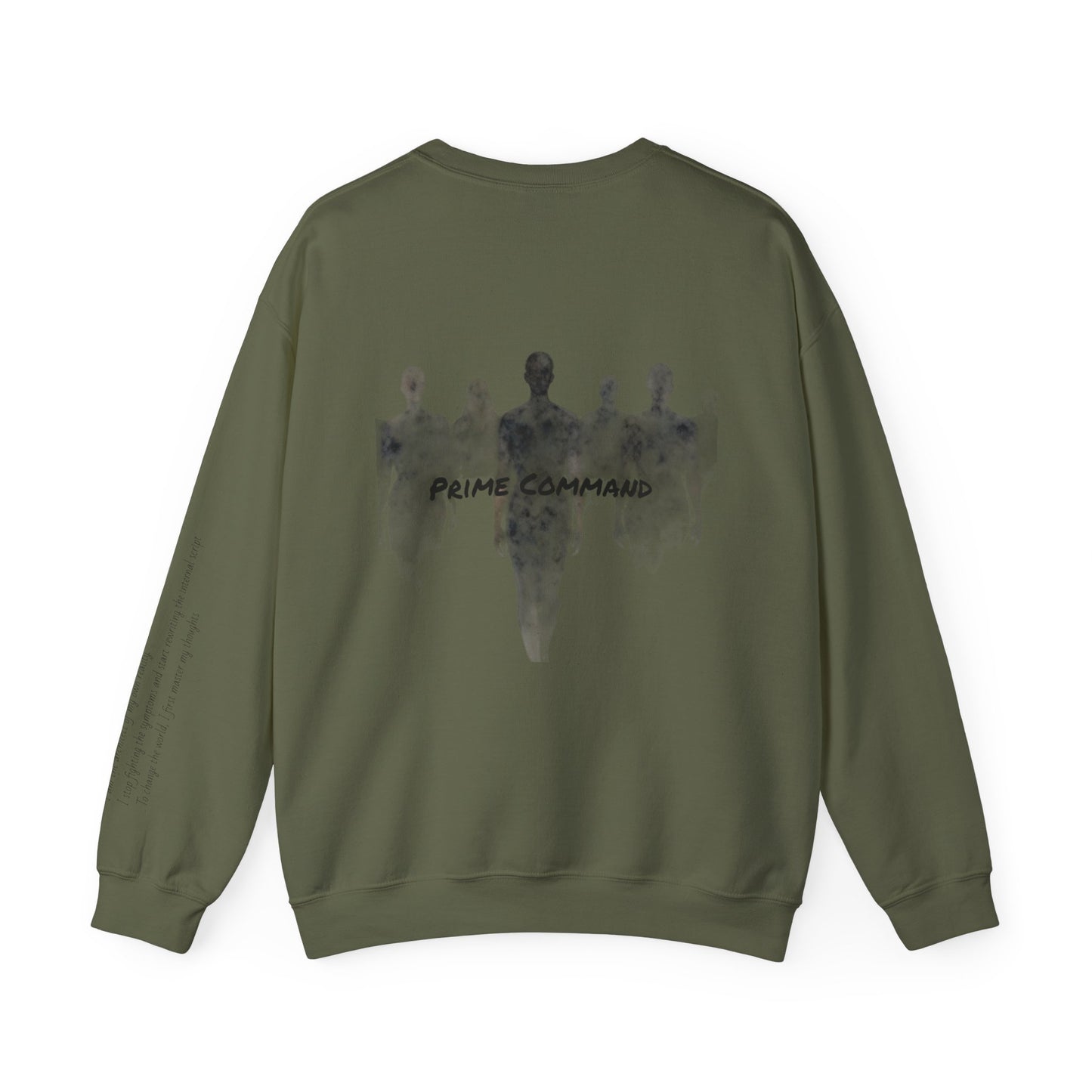 “Prime Command” Hoodie- Sleeve Print Affirmation