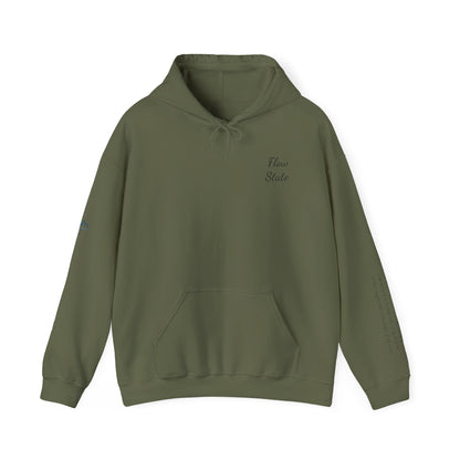 “Flow State” Hoodie- Sleeve Printed Affirmation