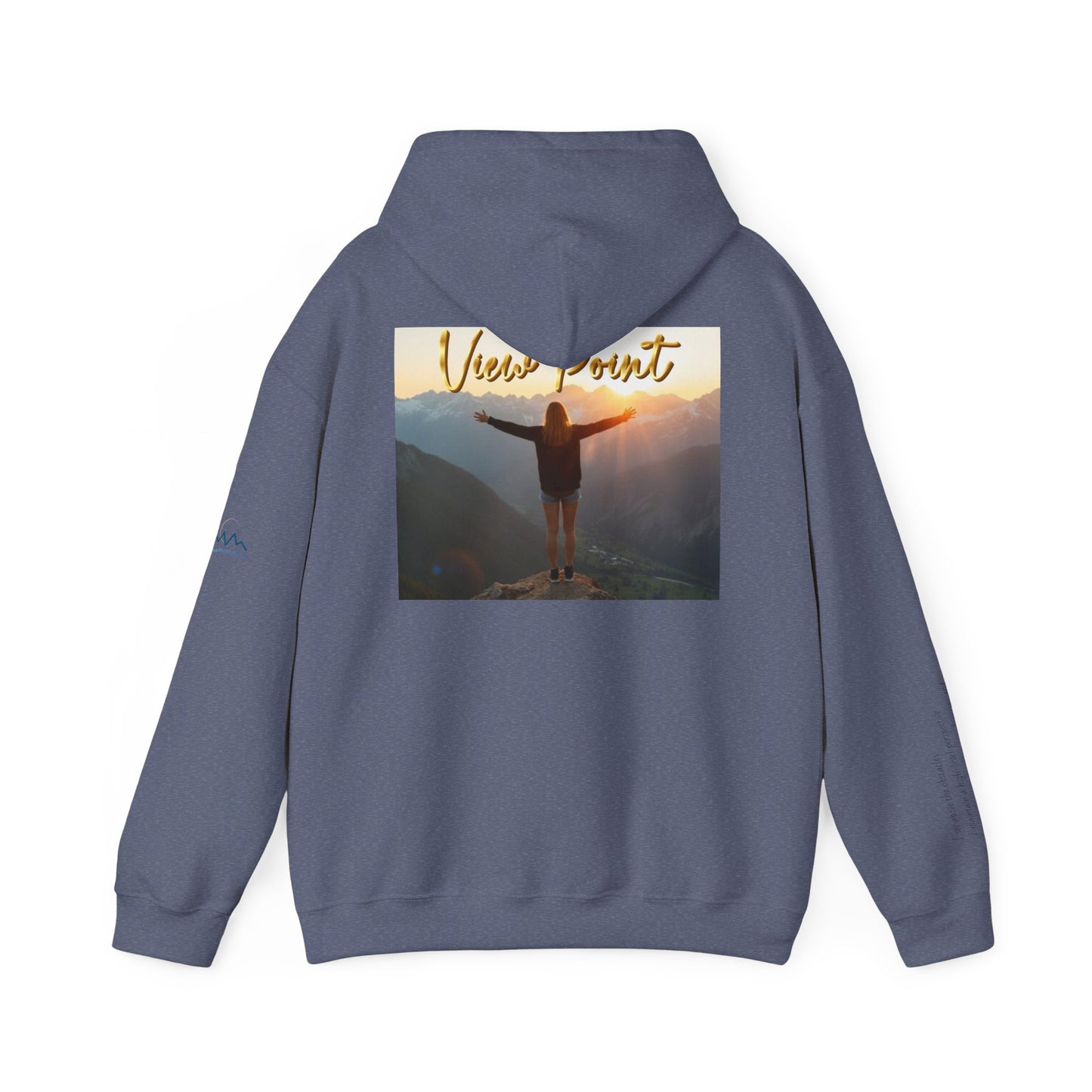 “View Point” Hoodie- Sleeve Print Affirmation