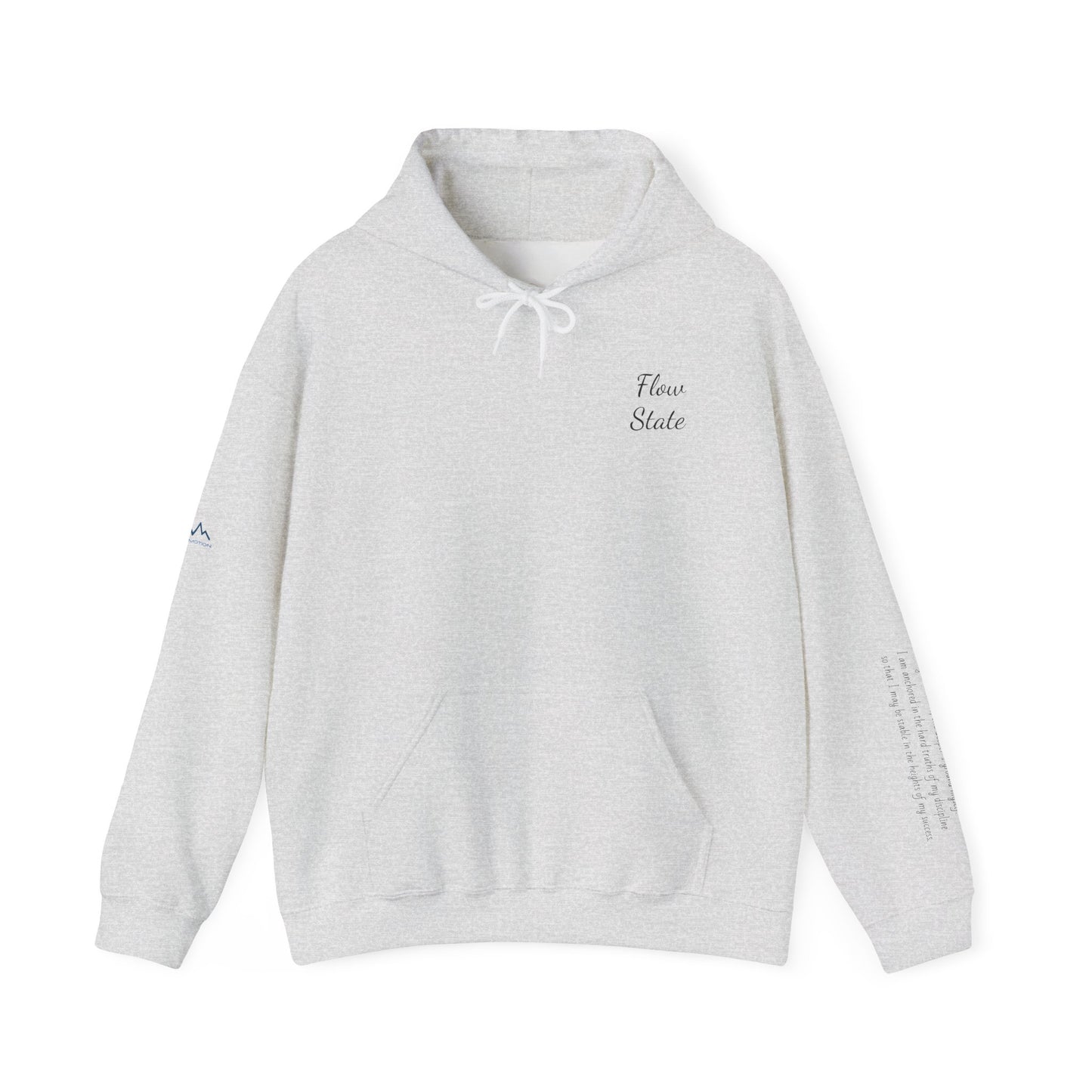 “Flow State” Hoodie- Sleeve Printed Affirmation