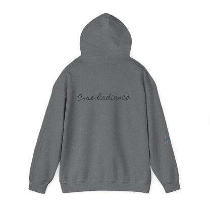 “Core Radiance” Hoodie-  Sleeve Print Affirmation