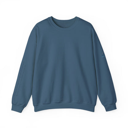 “Alignment > Effort” Crewneck Sweatshirt- Sleeve Print Affirmation