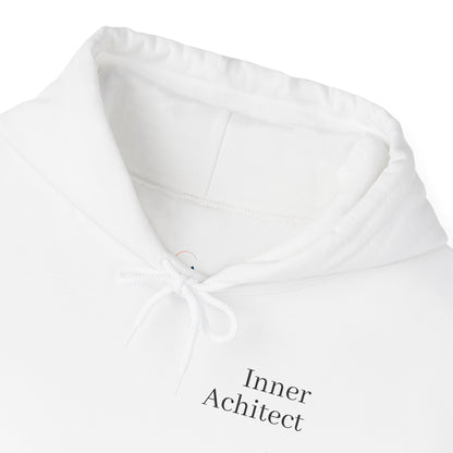 "Inner Architect" Hoodie Sweatshirt- Sleeve Printed Affirmation