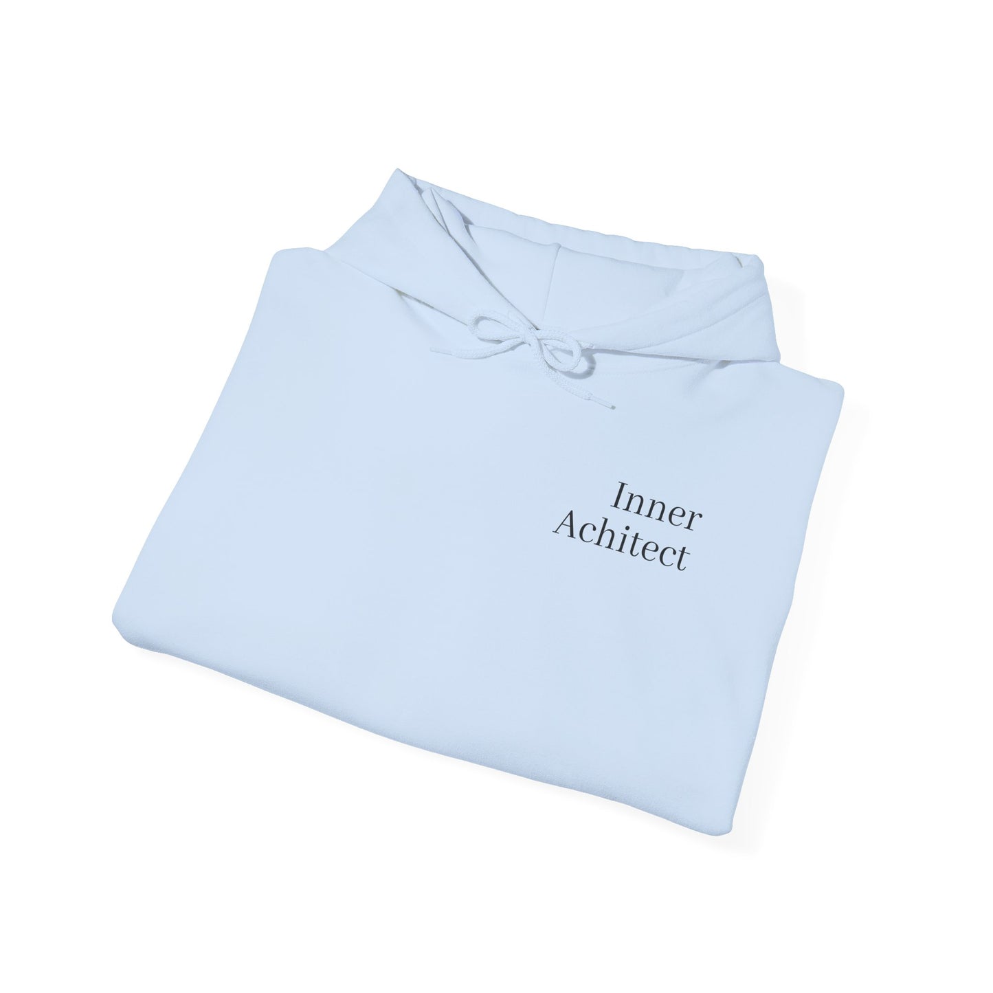"Inner Architect" Hoodie Sweatshirt- Sleeve Printed Affirmation