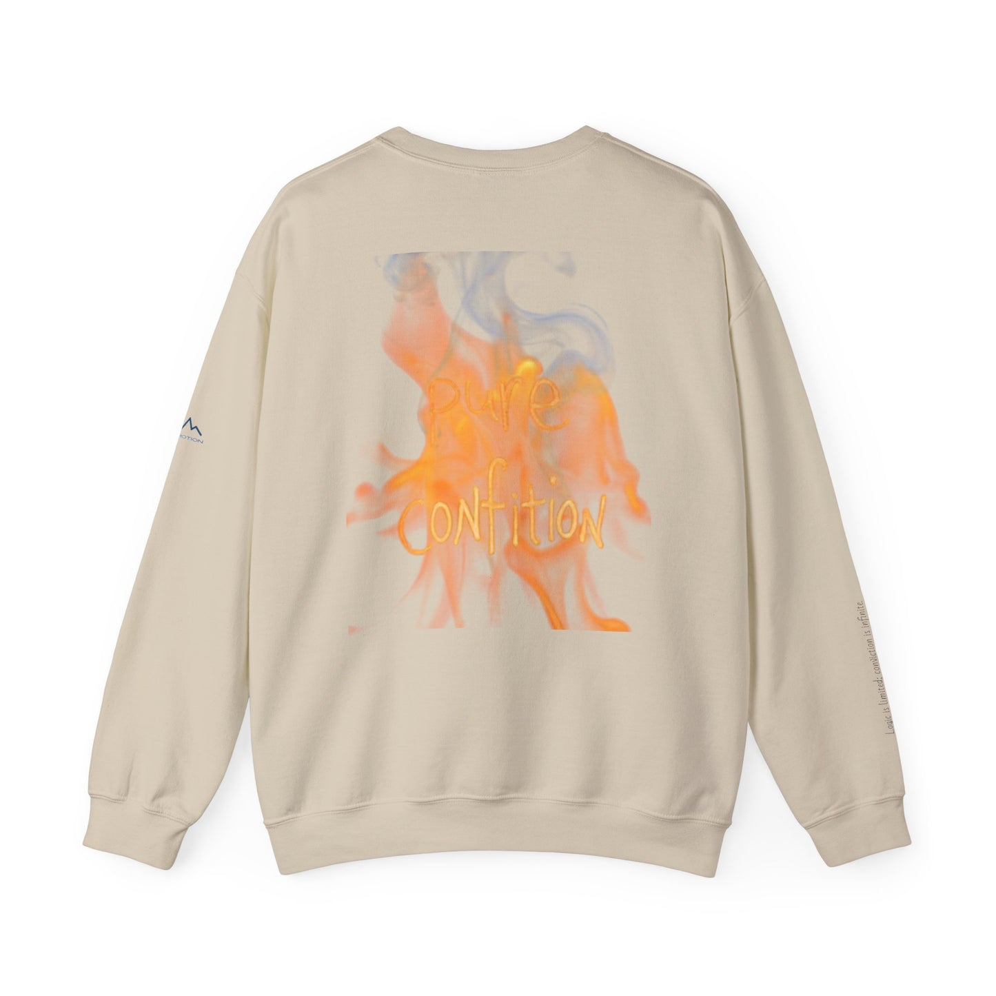 "Pure Conviction” - Heavyweight Sleeve Print Sweatshirt