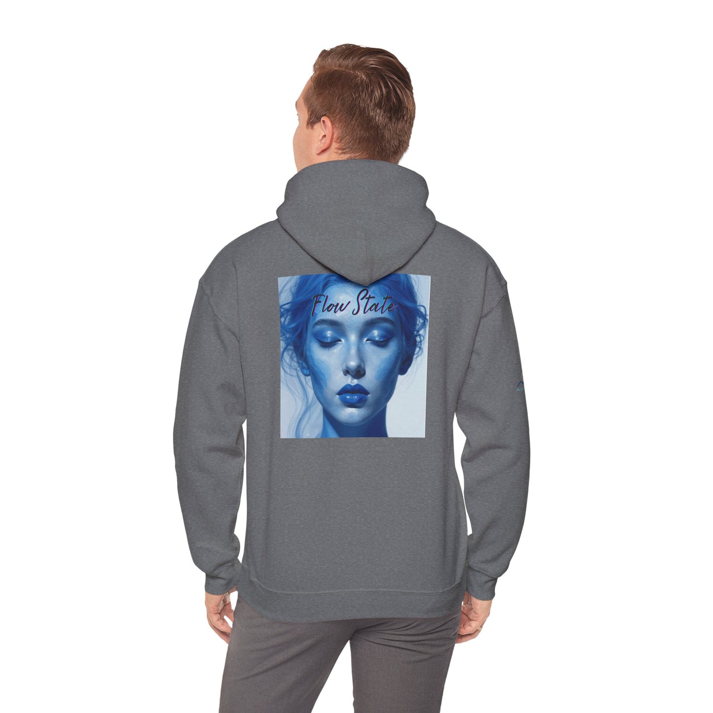 “Flow State” Hoodie- Sleeve Printed Affirmation
