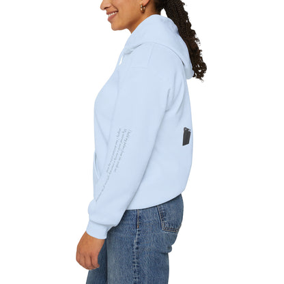 "Inner Architect" Hoodie Sweatshirt- Sleeve Printed Affirmation