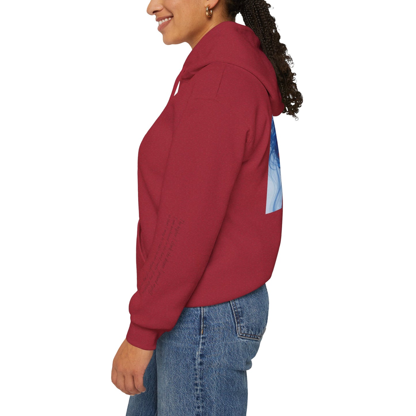 “Flow State” Hoodie- Sleeve Printed Affirmation