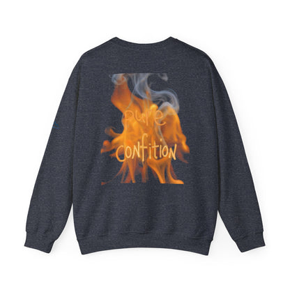 "Pure Conviction” - Heavyweight Sleeve Print Sweatshirt