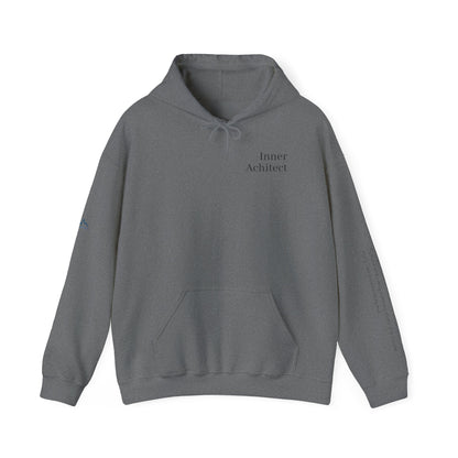 "Inner Architect" Hoodie Sweatshirt- Sleeve Printed Affirmation