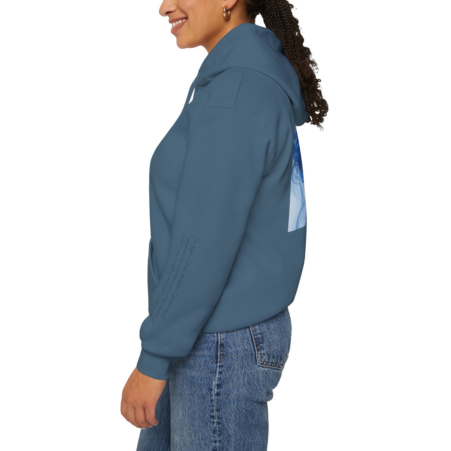 “Flow State” Hoodie- Sleeve Printed Affirmation