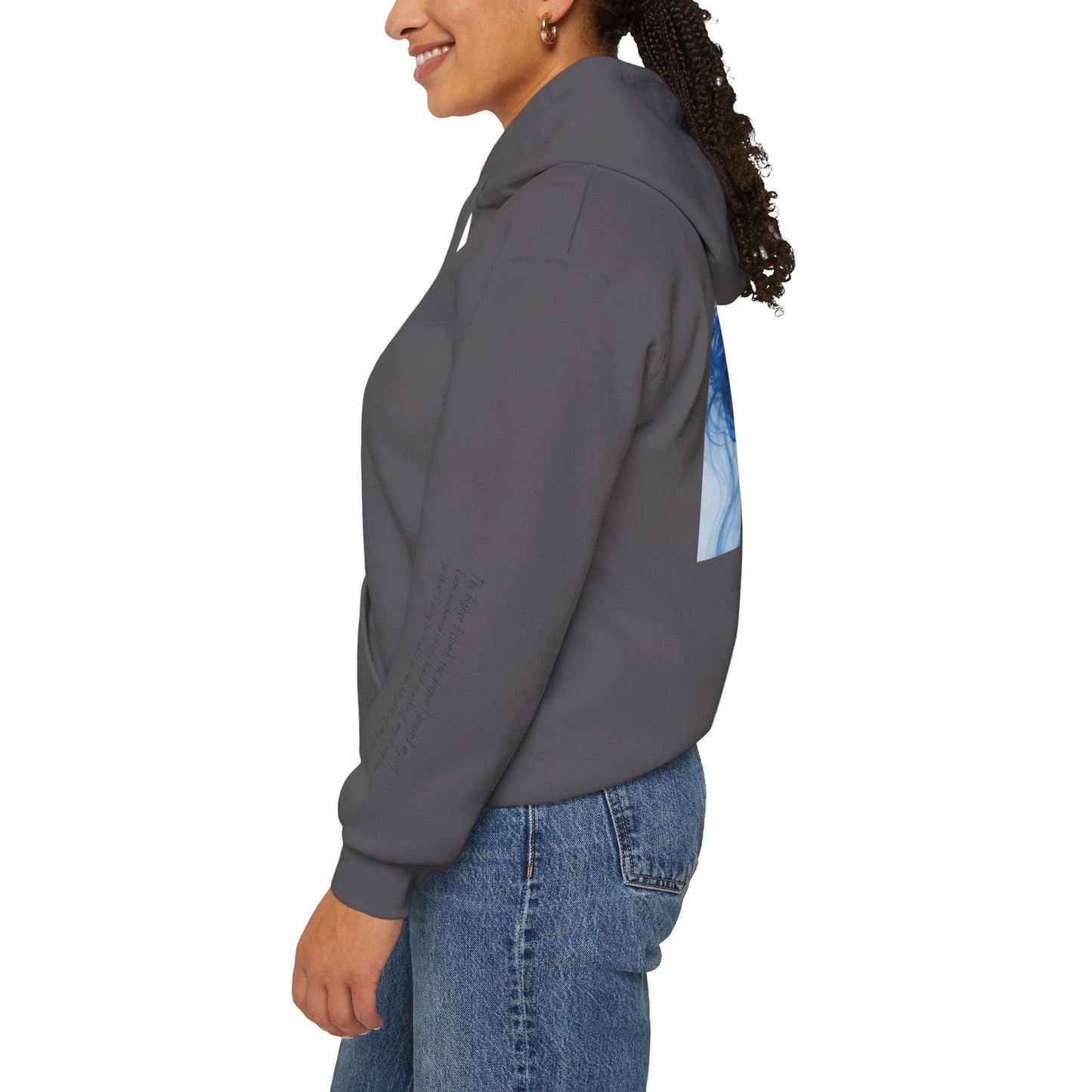 “Flow State” Hoodie- Sleeve Printed Affirmation