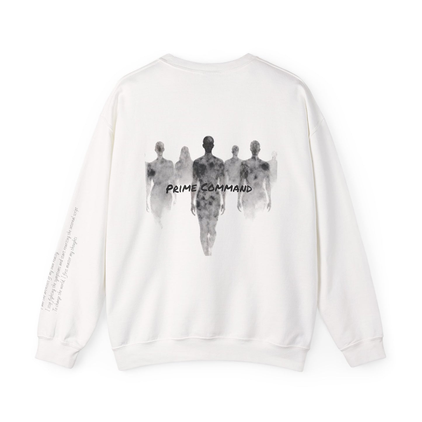 “Prime Command” Hoodie- Sleeve Print Affirmation