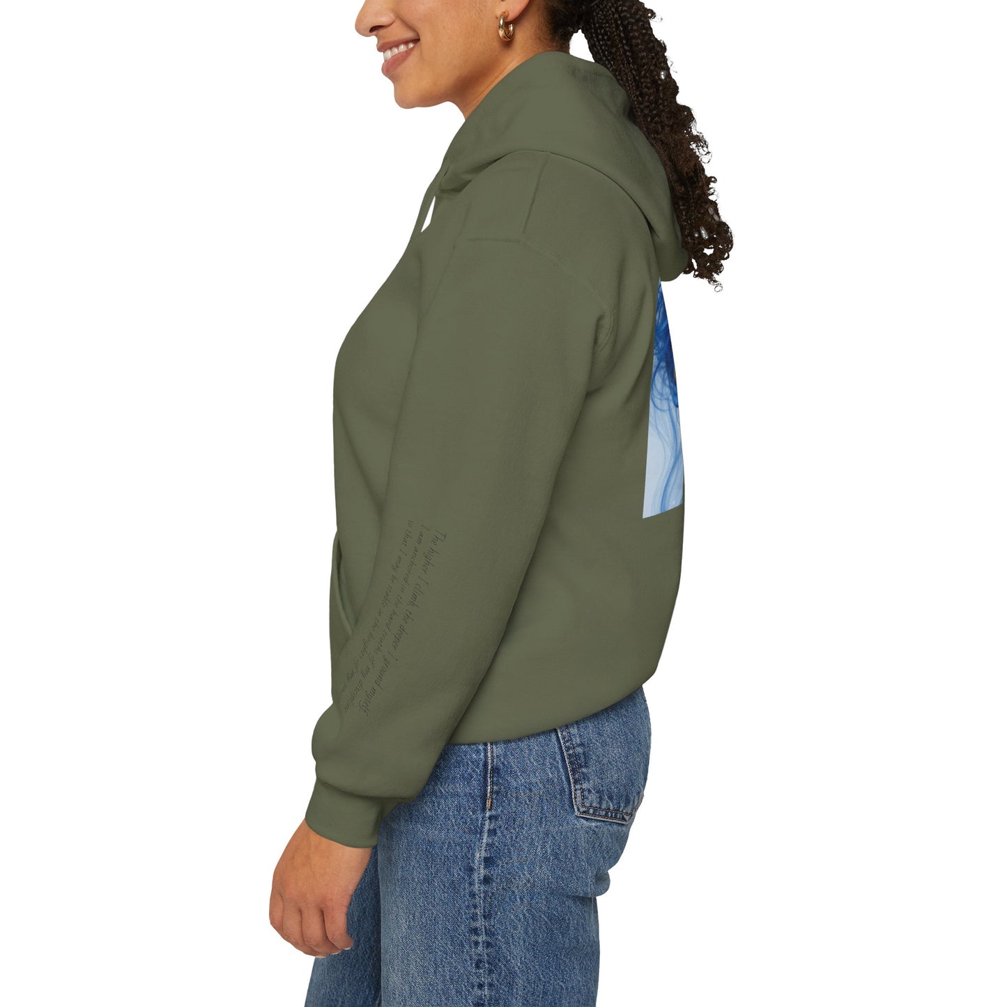 “Flow State” Hoodie- Sleeve Printed Affirmation