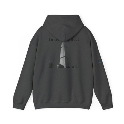 "Inner Architect" Hoodie Sweatshirt- Sleeve Printed Affirmation