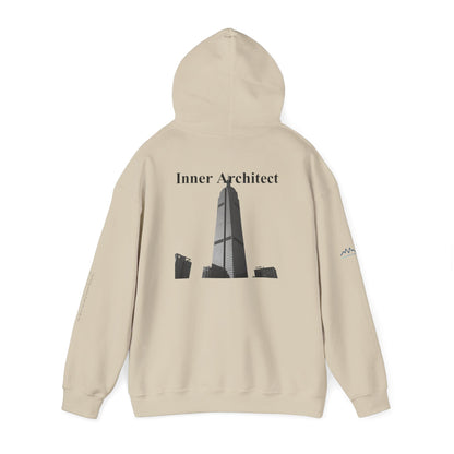 "Inner Architect" Hoodie Sweatshirt- Sleeve Printed Affirmation