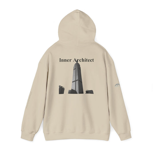 "Inner Architect" Hoodie Sweatshirt- Sleeve Printed Affirmation