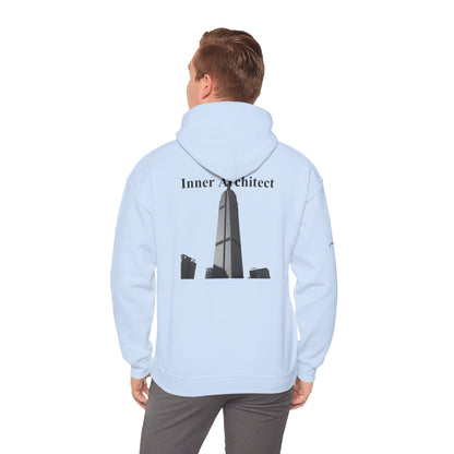 "Inner Architect" Hoodie Sweatshirt- Sleeve Printed Affirmation