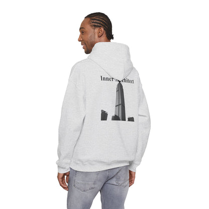 "Inner Architect" Hoodie Sweatshirt- Sleeve Printed Affirmation