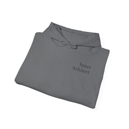 "Inner Architect" Hoodie Sweatshirt- Sleeve Printed Affirmation