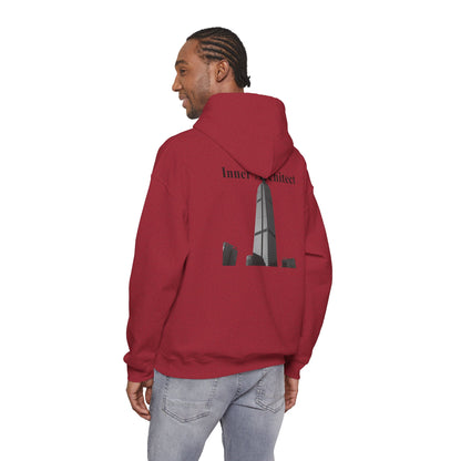 "Inner Architect" Hoodie Sweatshirt- Sleeve Printed Affirmation