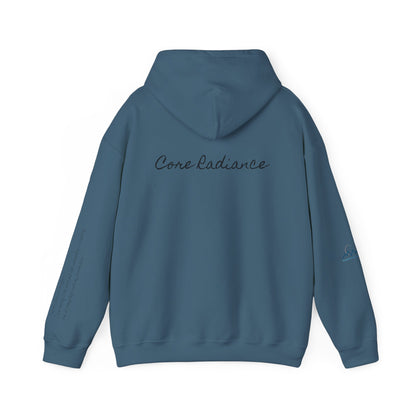 “Core Radiance” Hoodie-  Sleeve Print Affirmation