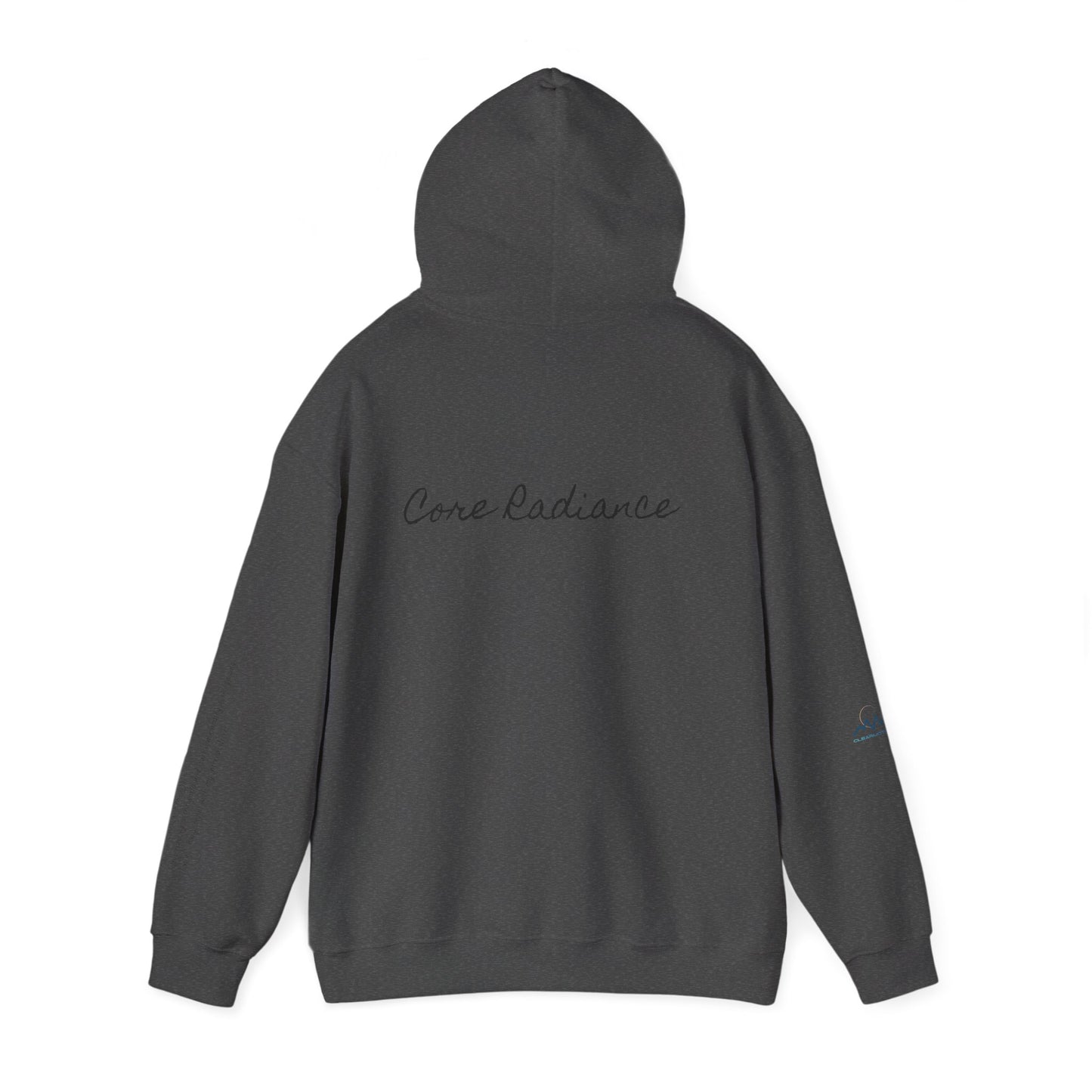 “Core Radiance” Hoodie-  Sleeve Print Affirmation