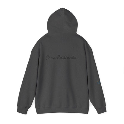 “Core Radiance” Hoodie-  Sleeve Print Affirmation