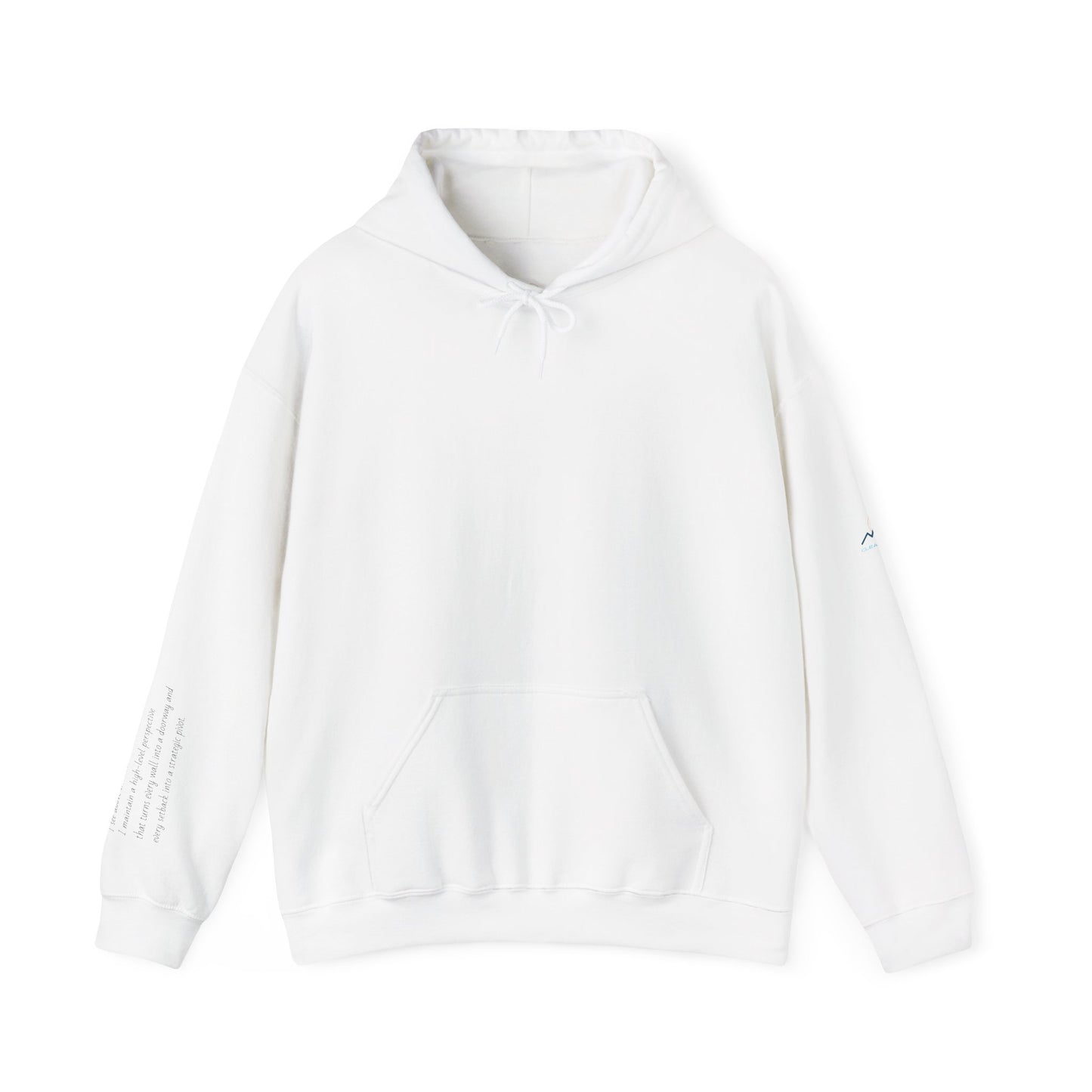 “View Point” Hoodie- Sleeve Print Affirmation