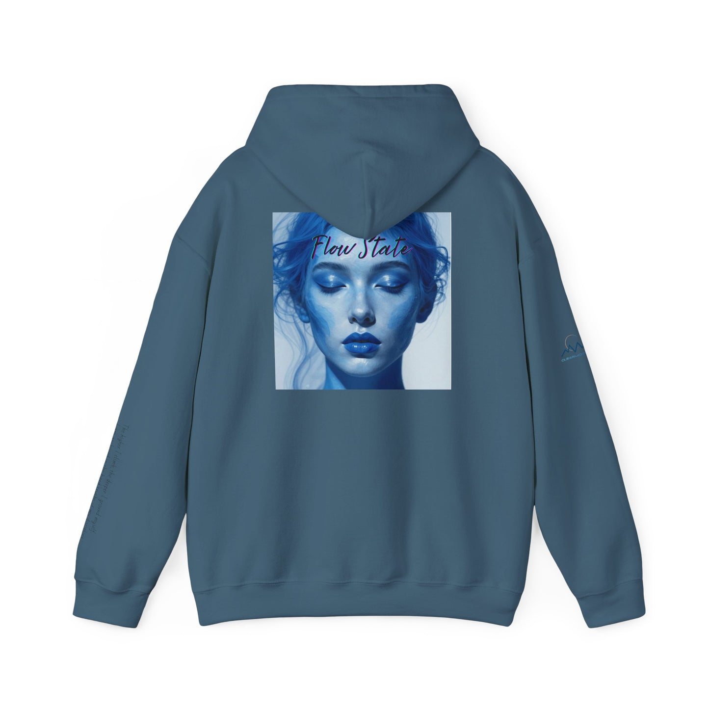 “Flow State” Hoodie- Sleeve Printed Affirmation