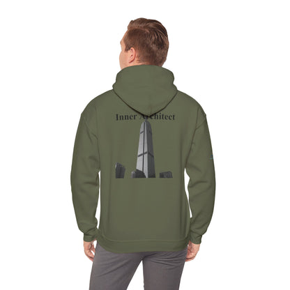 "Inner Architect" Hoodie Sweatshirt- Sleeve Printed Affirmation