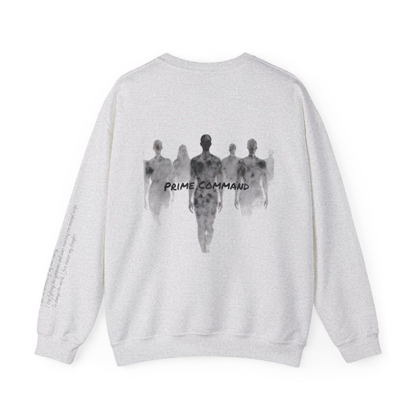 “Prime Command” Hoodie- Sleeve Print Affirmation