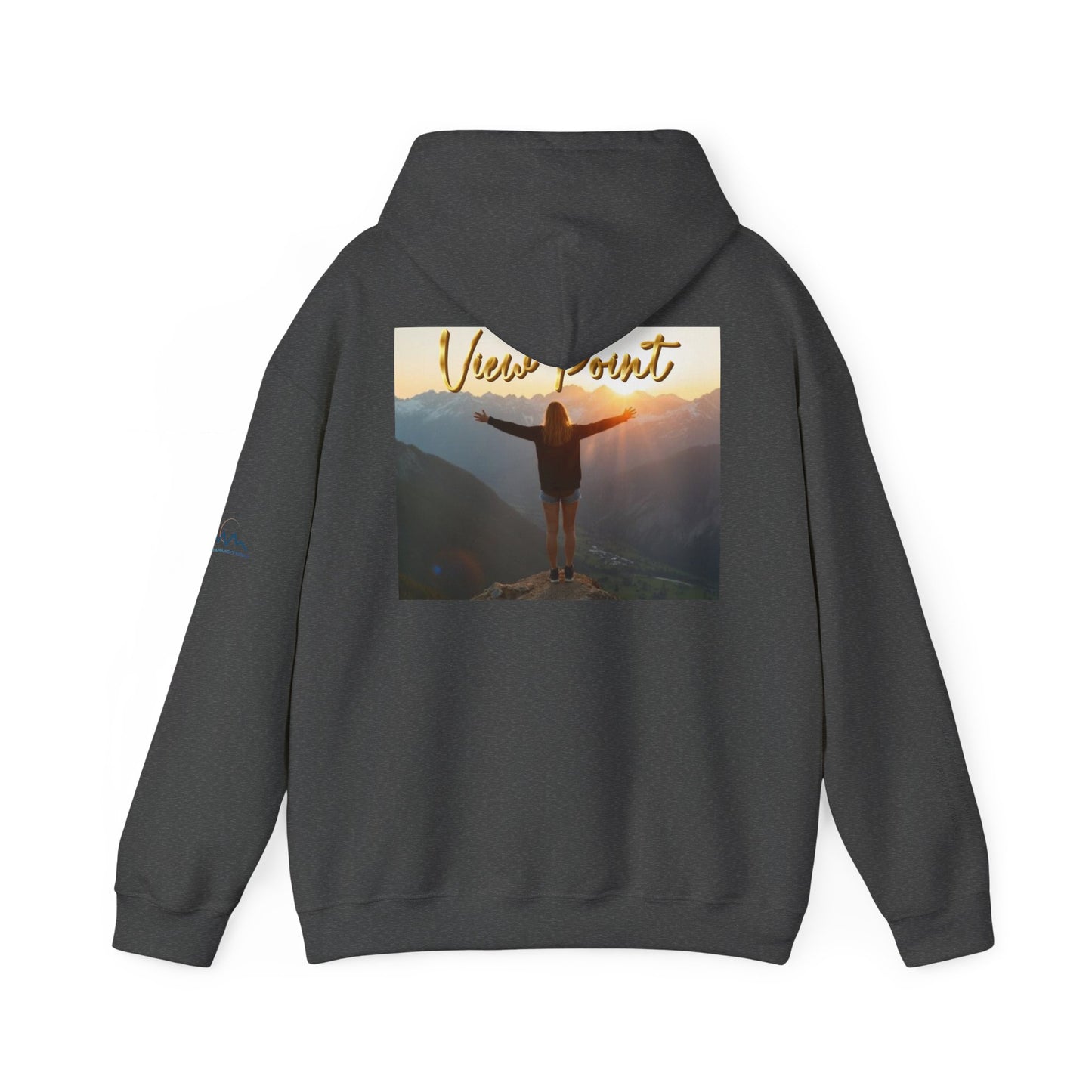 “View Point” Hoodie- Sleeve Print Affirmation