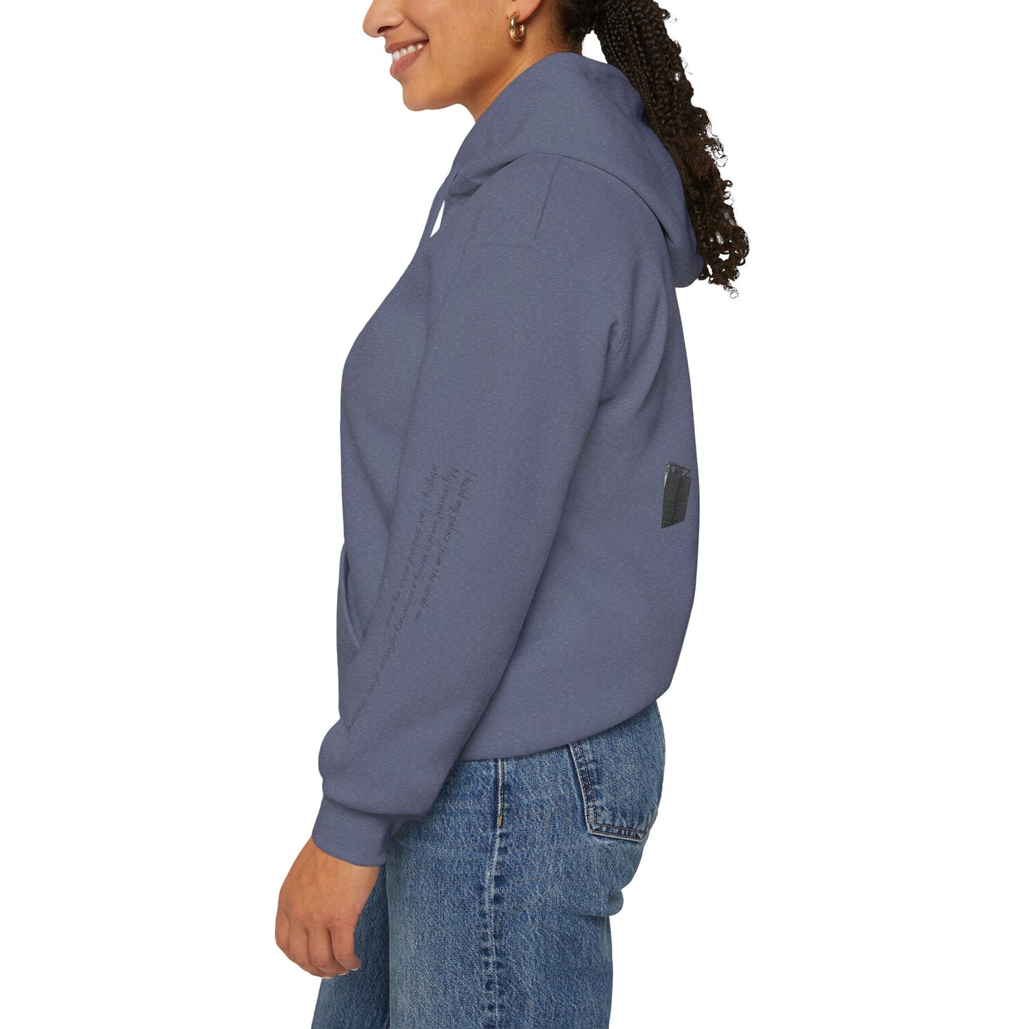 "Inner Architect" Hoodie Sweatshirt- Sleeve Printed Affirmation