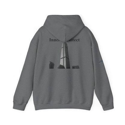 "Inner Architect" Hoodie Sweatshirt- Sleeve Printed Affirmation
