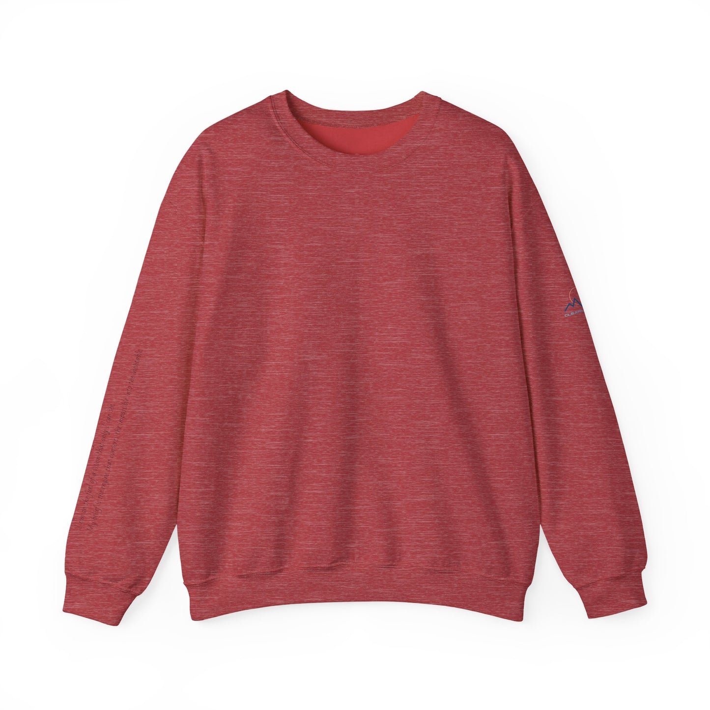 "Pure Conviction” - Heavyweight Sleeve Print Sweatshirt