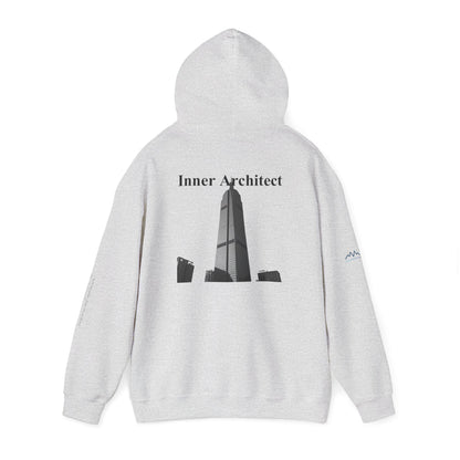 "Inner Architect" Hoodie Sweatshirt- Sleeve Printed Affirmation