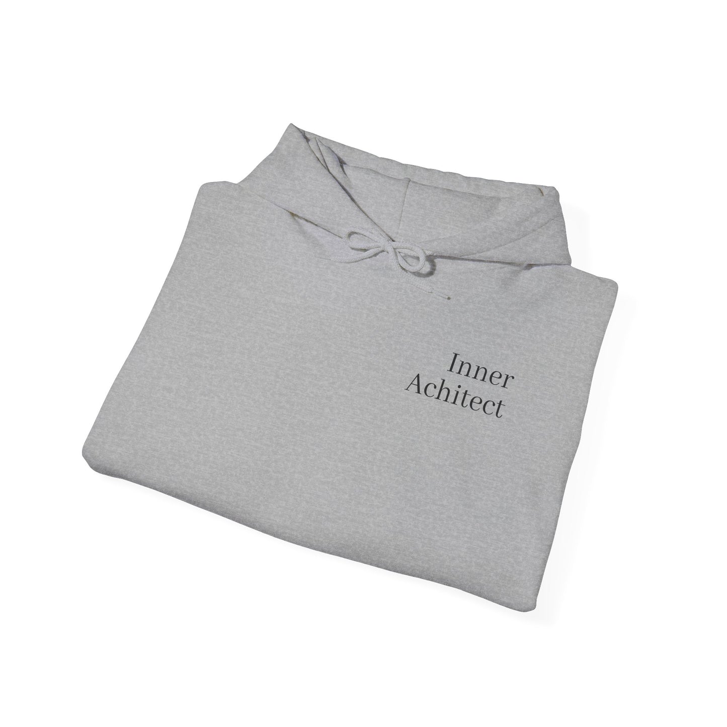 "Inner Architect" Hoodie Sweatshirt- Sleeve Printed Affirmation