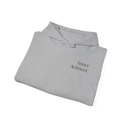 "Inner Architect" Hoodie Sweatshirt- Sleeve Printed Affirmation