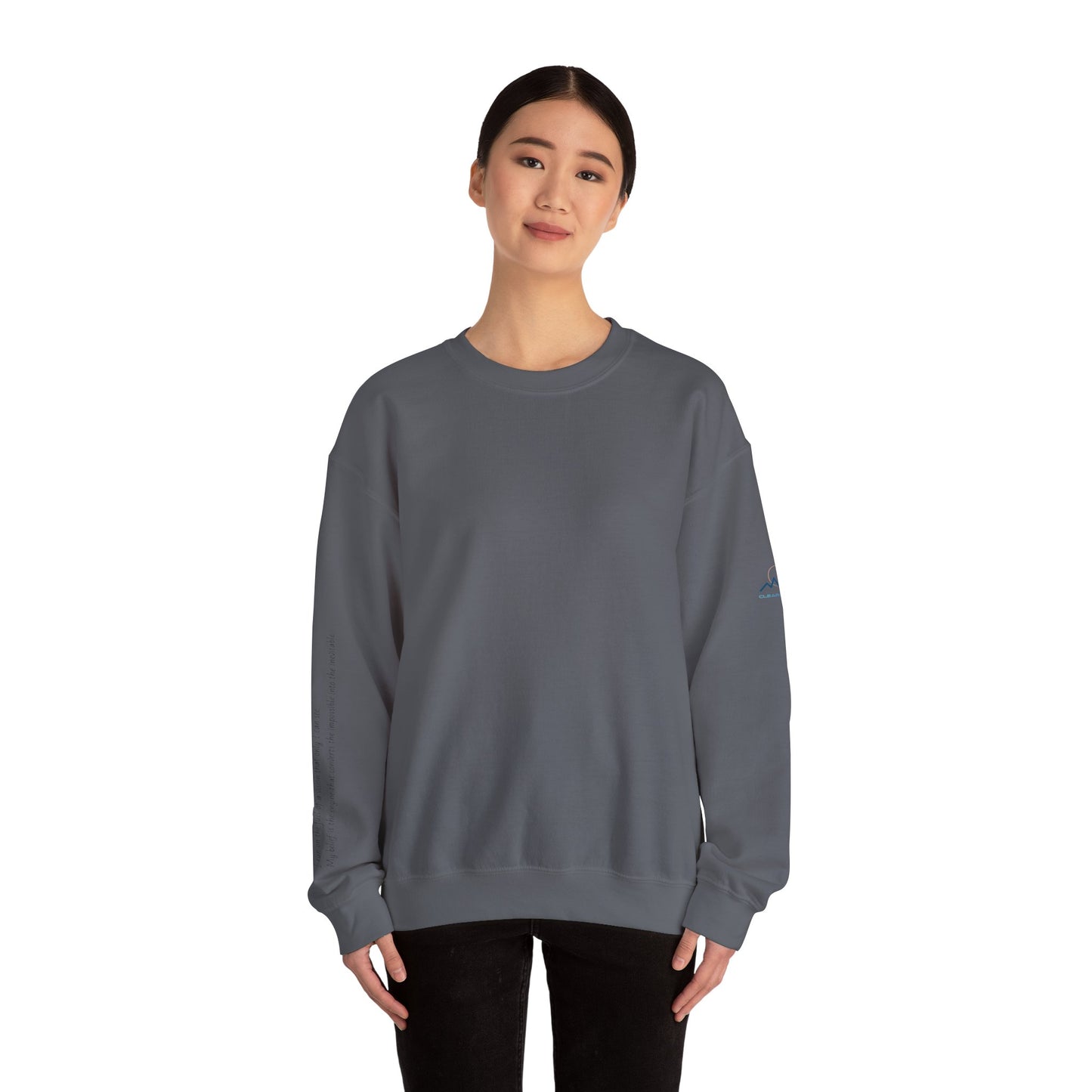 "Pure Conviction” - Heavyweight Sleeve Print Sweatshirt