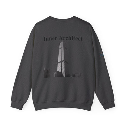 "Inner Architect" Crewneck - Heavyweight Sleeve Print Sweatshirt