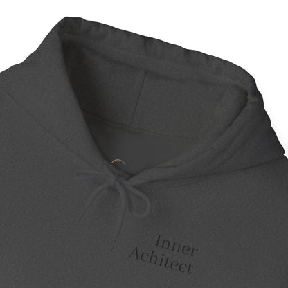 "Inner Architect" Hoodie Sweatshirt- Sleeve Printed Affirmation