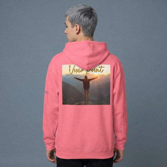 “View Point” Hoodie- Sleeve Print Affirmation