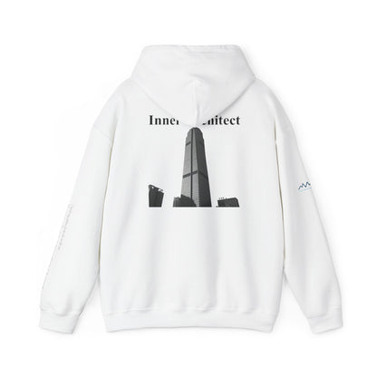 "Inner Architect" Hoodie Sweatshirt- Sleeve Printed Affirmation