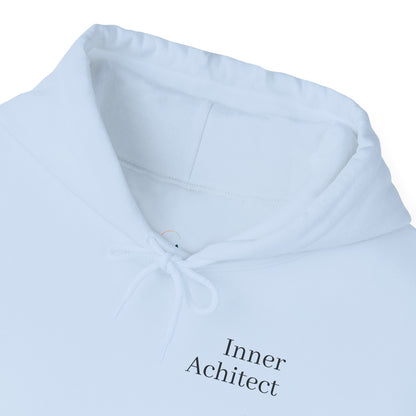 "Inner Architect" Hoodie Sweatshirt- Sleeve Printed Affirmation