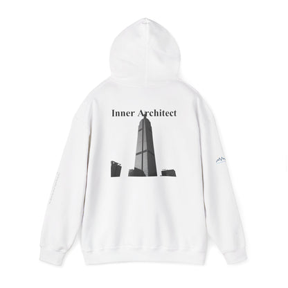 "Inner Architect" Hoodie Sweatshirt- Sleeve Printed Affirmation