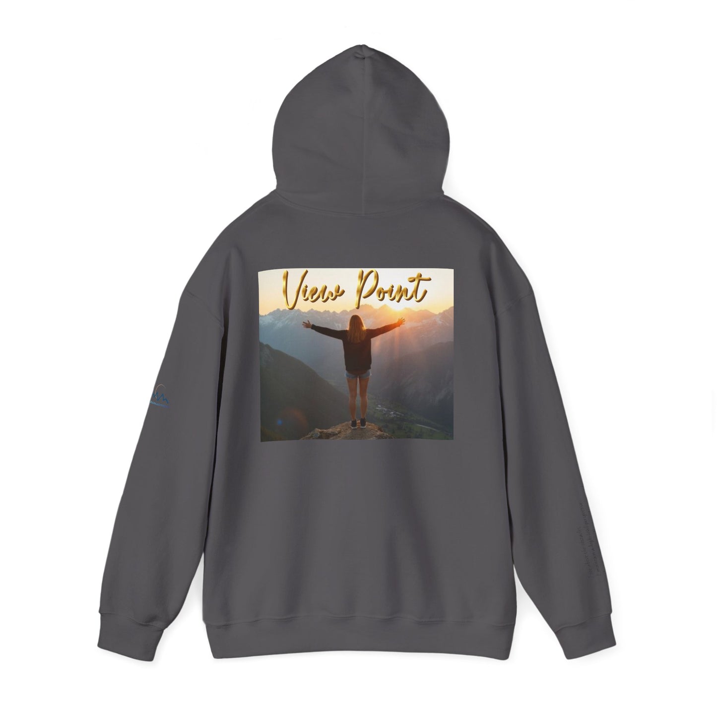 “View Point” Hoodie- Sleeve Print Affirmation